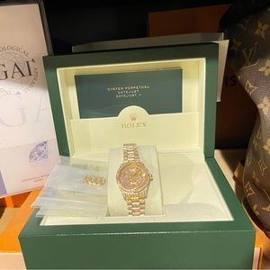 Authentic Rolex President Ladies Watch